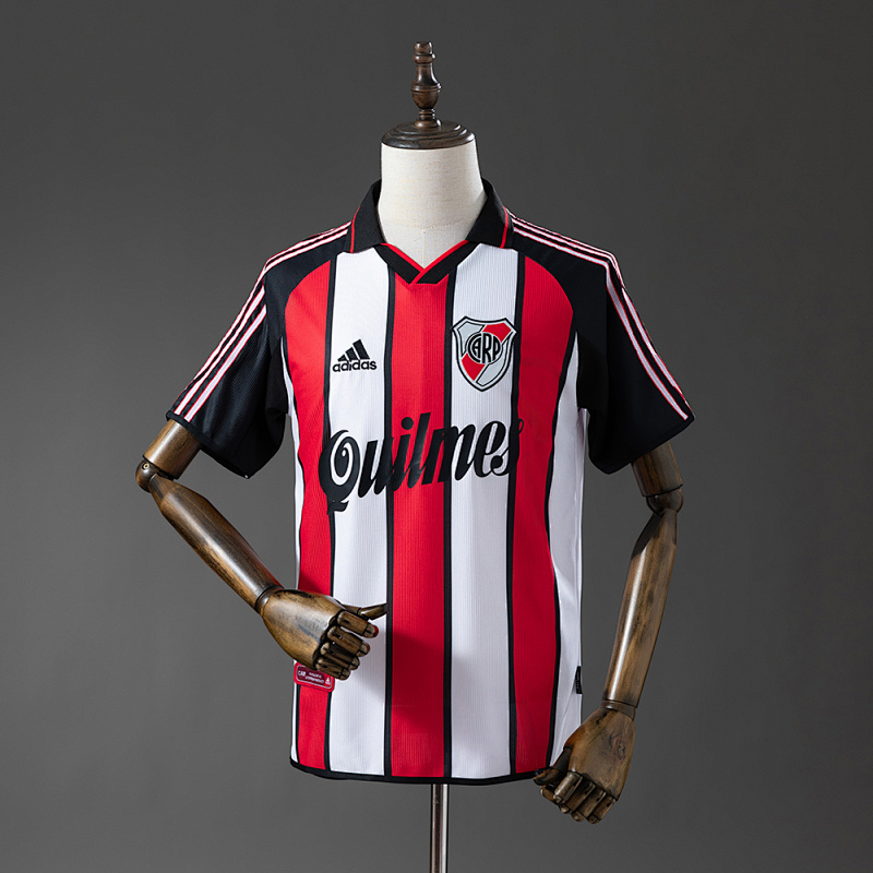 Camiseta retro de local de River Plate 00-01, tallas S-XXL